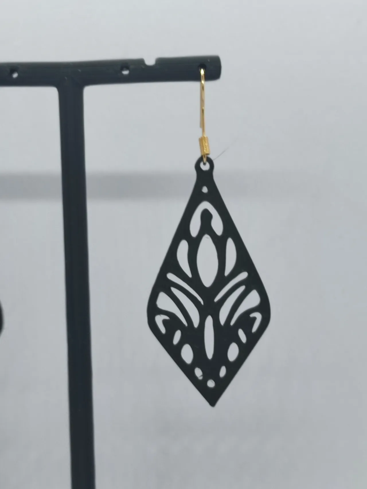 Aretes Joyas de Encaje Floral view 4