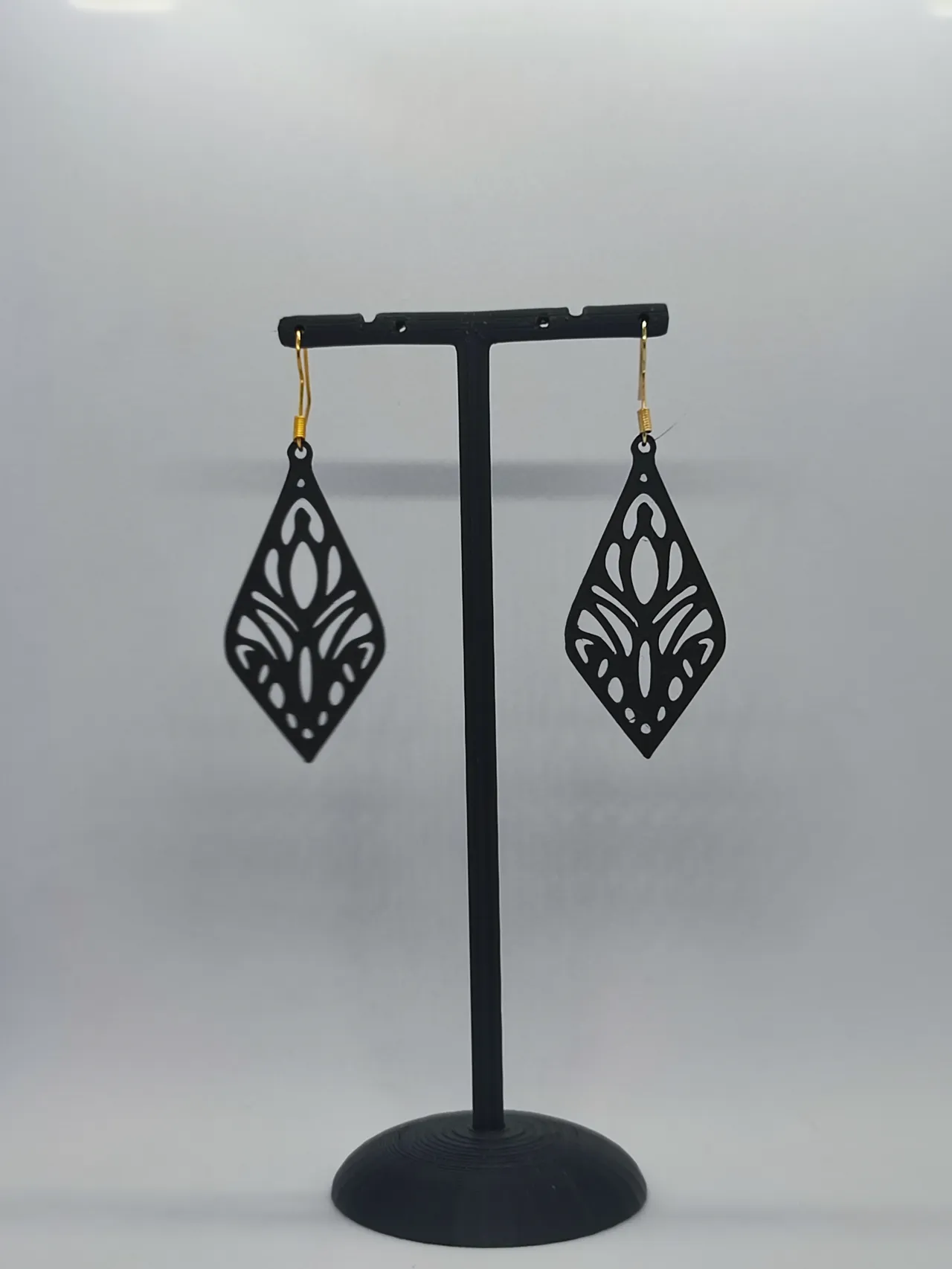 Aretes Joyas de Encaje Floral view 2