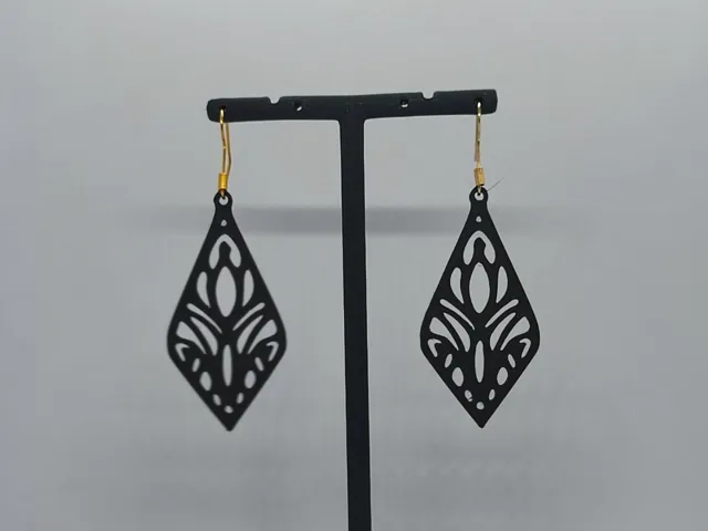 Aretes Joyas de Encaje Floral