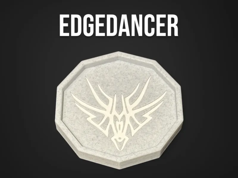 Edgedancer Glyph Coaster - Stormlight Archive