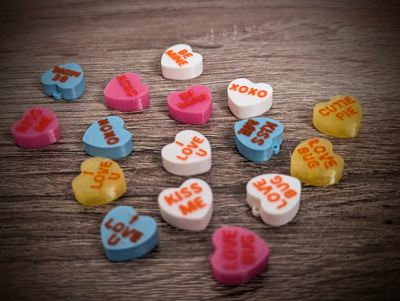 Chalk Heart Earrings view 2