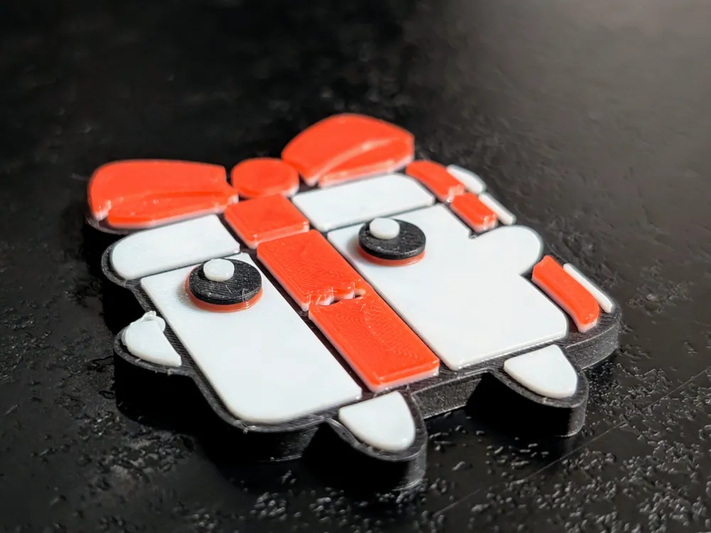 Cute Christmas Magnets Pt. 3 - layered & embossed! - Free 3D Print ...