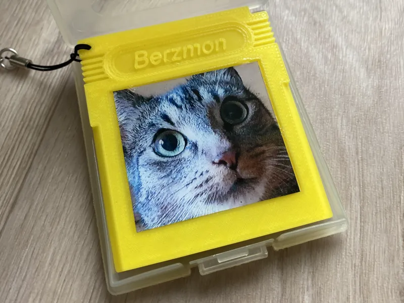 Gameboy Cartridge Foto Keychain