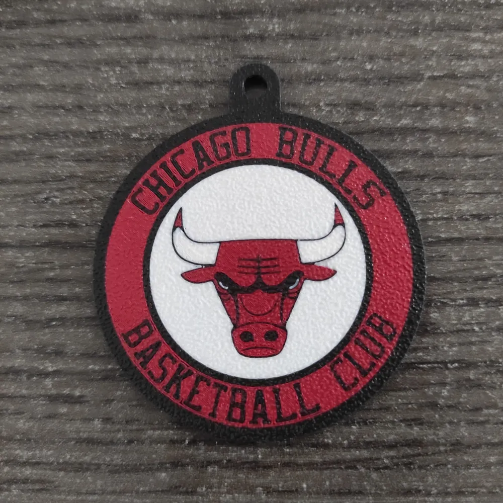 Chicago Bulls Keychain by Cris MakerWorld: Download Free 3D Models