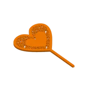 Cœur décoratif — pique à gâteau ou pot de fleurs — photo 2