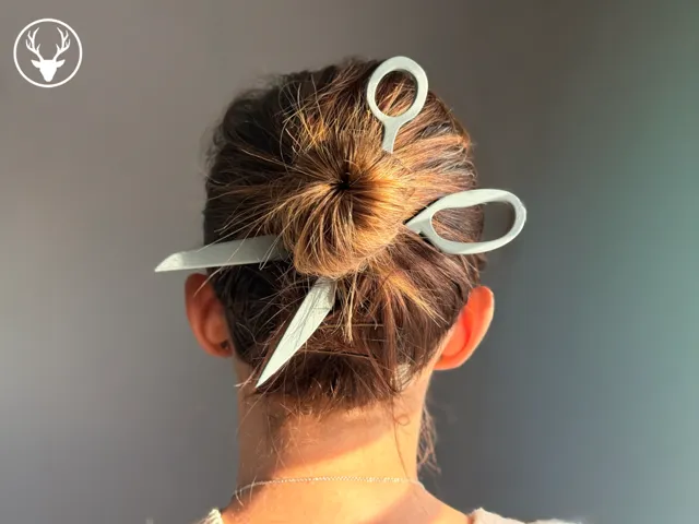 Scissors Hair Pin