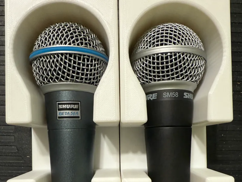 Shure SM58 and Beta 58A Drawer Holder