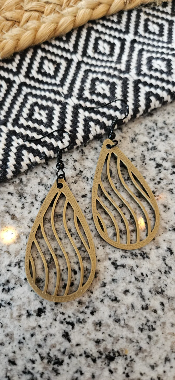 Wave Earrings view 2