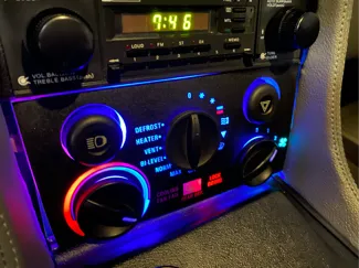 DMC Delorean HVAC Panel Replacement