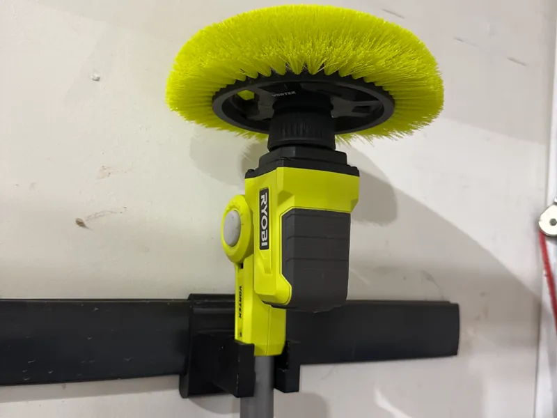 Ryobi Scrubber mount for Fasttrack and Pegboards