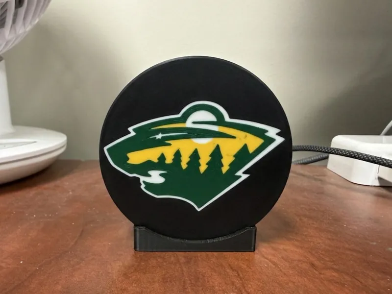 Minnesota Wild Alt-Color Display Puck 