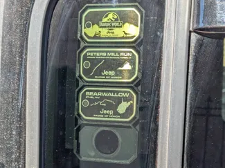 Jeep Badge of Honor interior window rack