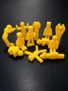 Round figures 9 poses - PETG