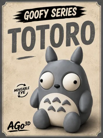 Accesorio para impresora 3D: Goofy series – TOTORO Movable Eyes NO AMS — vista de referencia 2