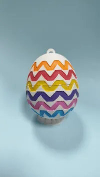 Œufs de Pâques à motifs à colorier — photo 4