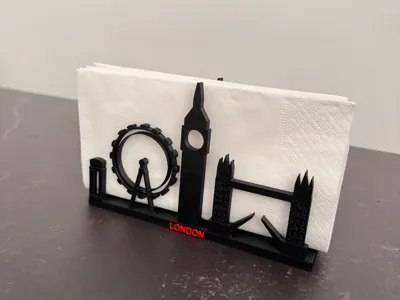 Napkin Holder – London Skyline Edition