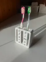 2 toothbrushes