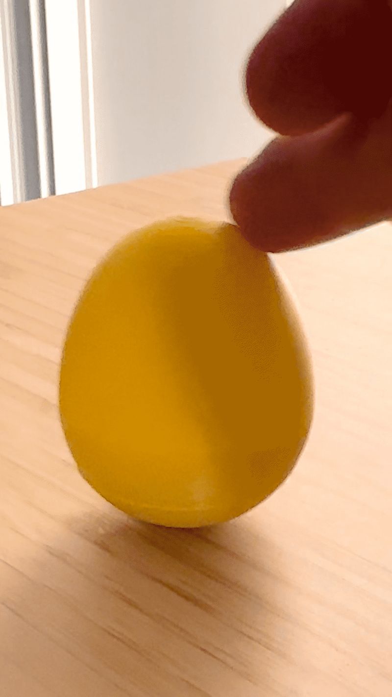 Roly-poly Toy - Easter egg - Coin Bank
