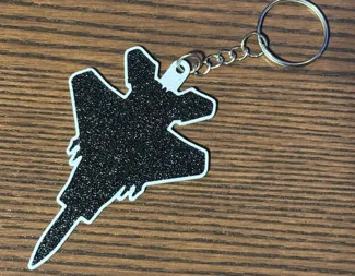 Fighter Jet Keychain