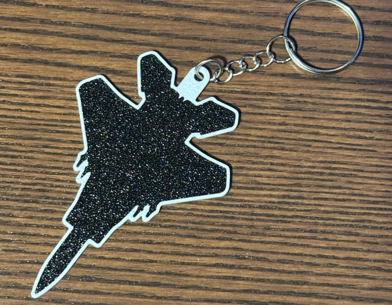 Fighter Jet Keychain