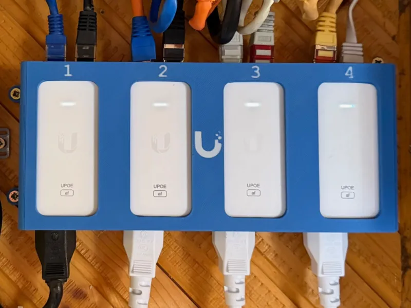 Ubiquiti Unifi POE Injector organizer U-PoE