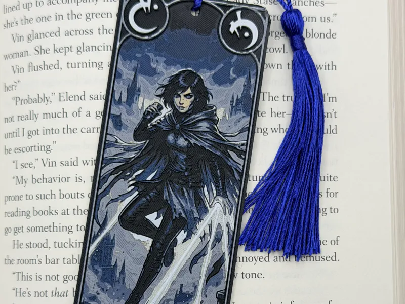 Vin the Mistborn Art Bookmark