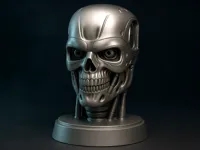 Testa T800 Terminator esposizione 15cm
