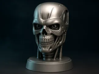 Testa T800 Terminator Headset Holder esposizione