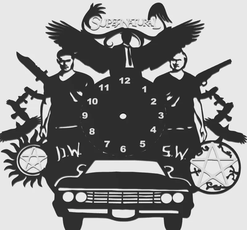 Supernatural Clock Uhr