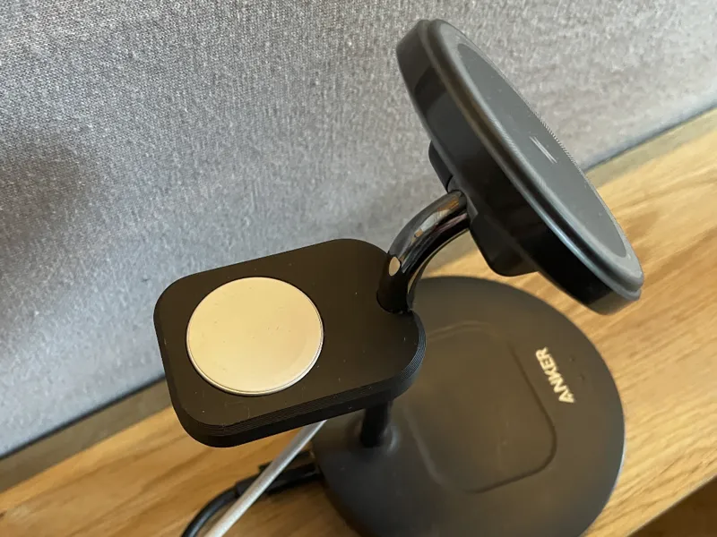 Watch charger mount for Anker PowerWave 2-in-1