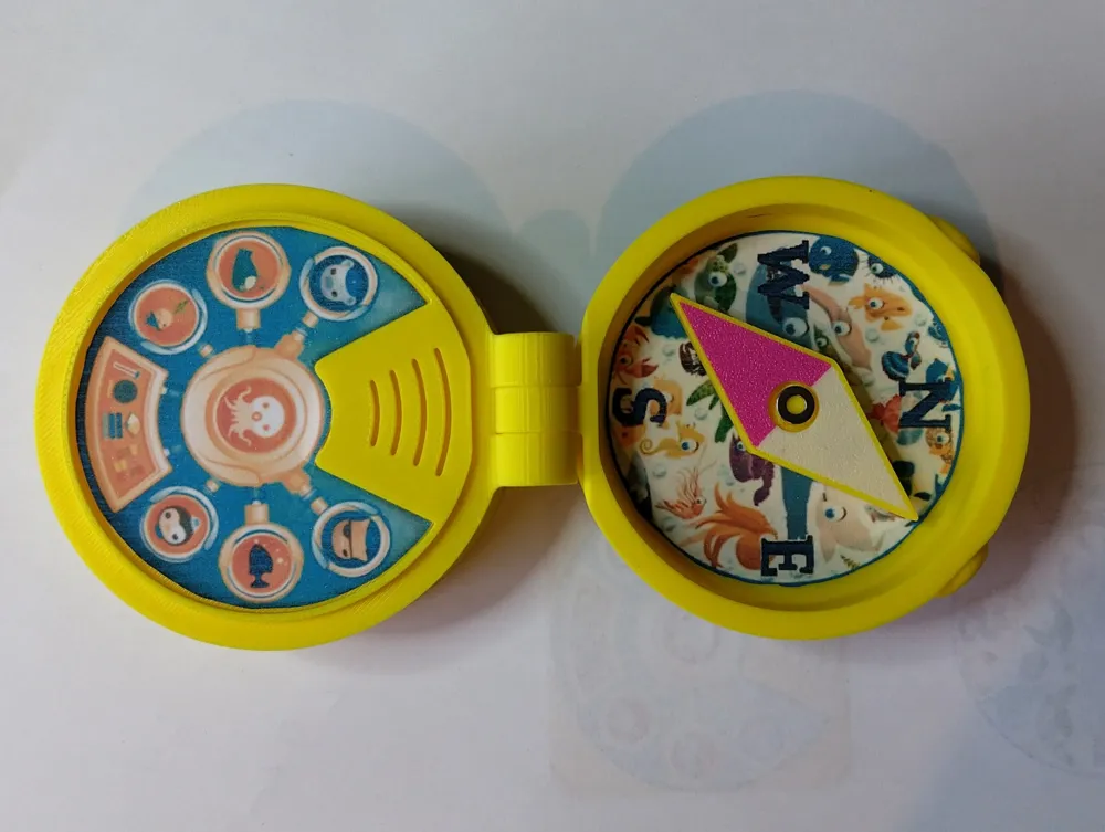 Octogram Compass Octo Compass from Octonauts Remixed by 3D_Grandpa MakerWorld: Download ...