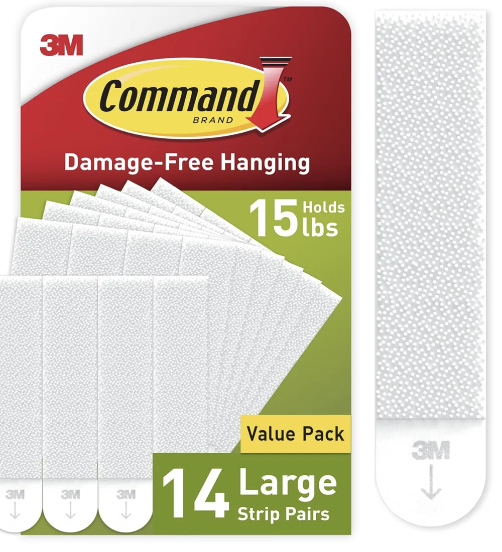Double Command Strip Wall Hanger - Free 3D Print Model - MakerWorld