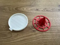 Sink Drain Base + Centering Plate