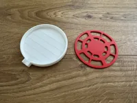 Sink Drain Base + Flat Plate