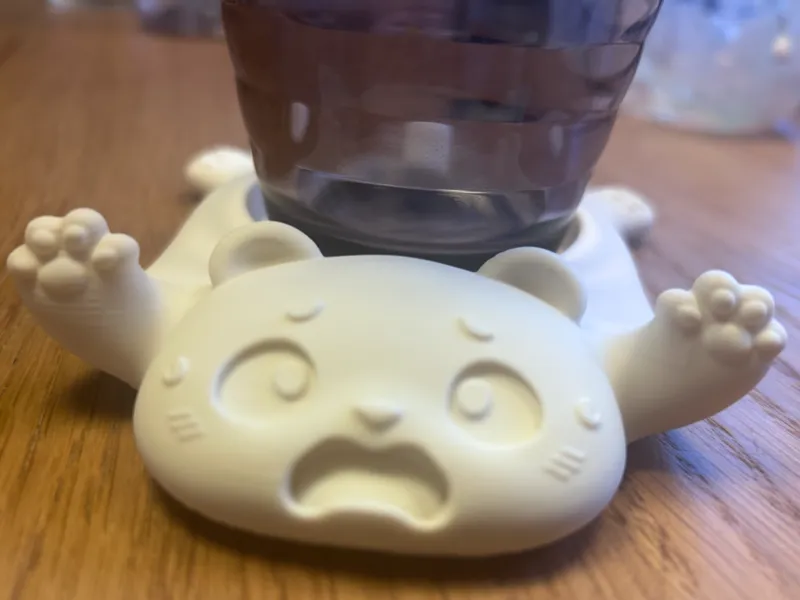 Squished Panda Coaster