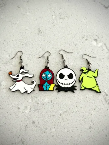 Pendientes: Nightmare Before Christmas Earrings — vista de referencia 2