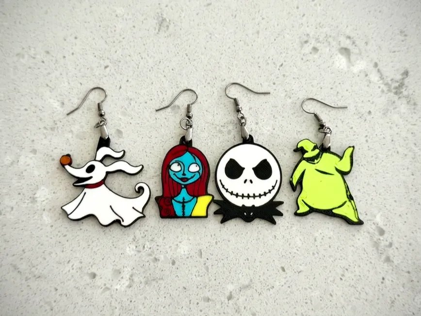 Pendientes: Nightmare Before Christmas Earrings. Referencia del modelo original.