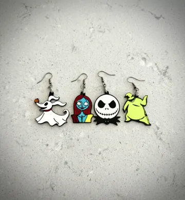 Pendientes: Nightmare Before Christmas Earrings — vista de referencia 3