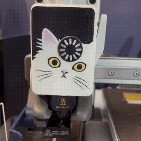 Fluff Cat Confuse Cover for A1 / A1 Mini