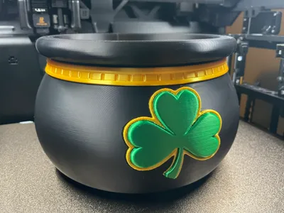 St. Patrick's Day Bucket o' Gold Candy Bowl