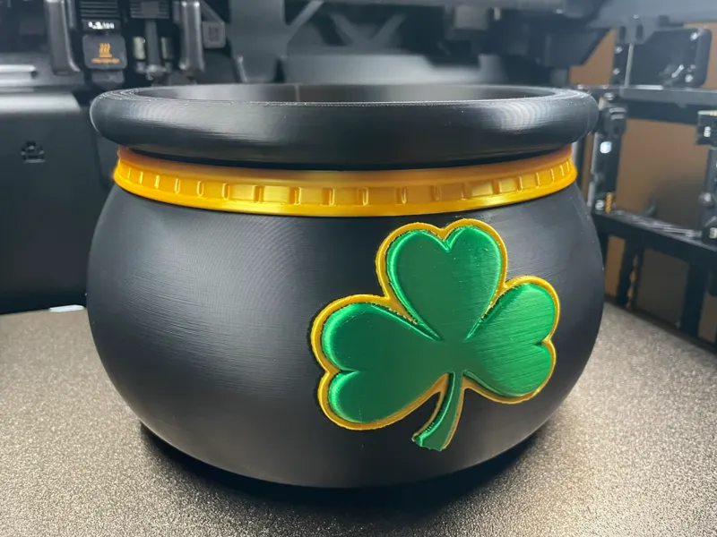 St. Patrick's Day Bucket o' Gold Candy Bowl