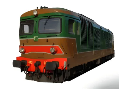 historic FS D445 locomotive
