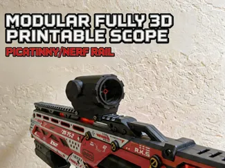Modular Nerf Sight - 10 Different Swappable Optics