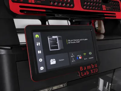 X2D Blende Display