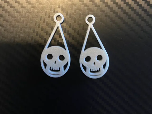 cute skull earrings