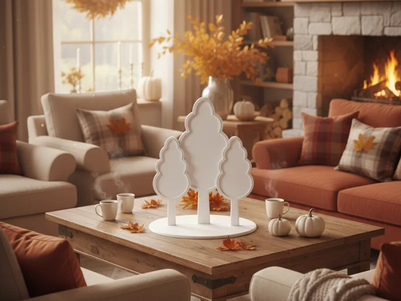 Charming Autumn Trees Stand