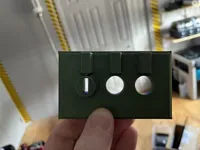 This profile is all one color and fits on a single plate.