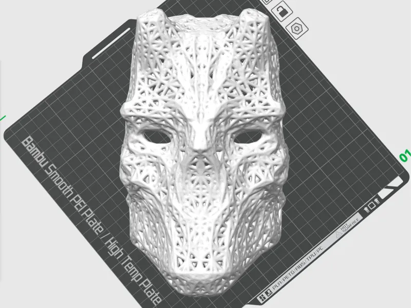 Irregular Shaped Mask