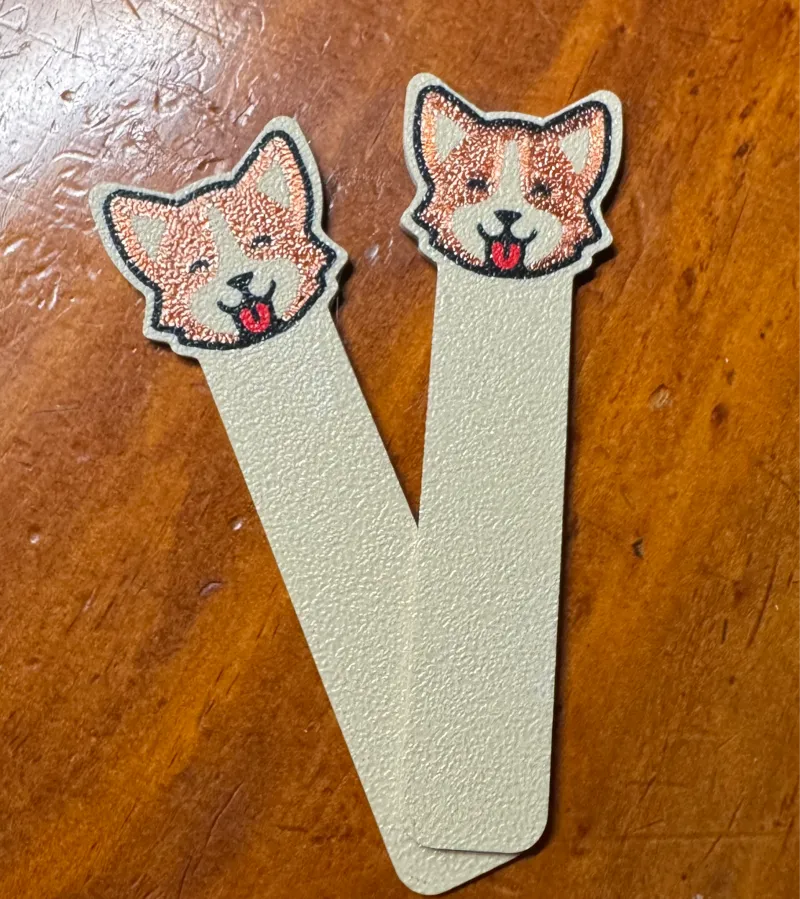 Shiba dog bookmark