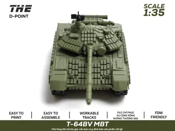 Soporte: T-64BV Ukrainian MBT |1:35 Scale | Workable Tracks — vista de referencia 2